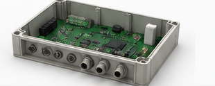 Elektronikbaugruppe in einem kompakten Industriegehäuse
